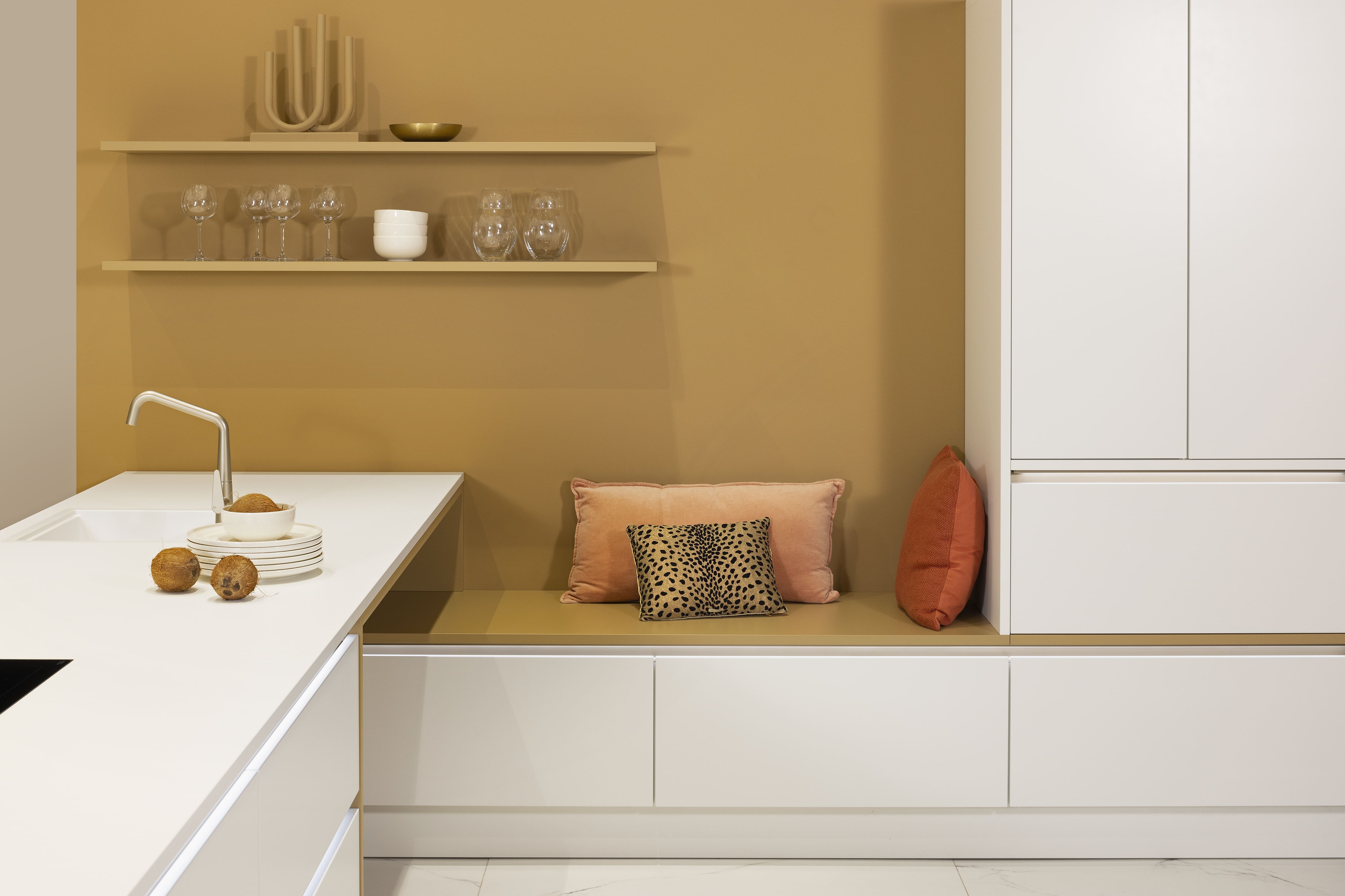 Unterschränke als Sitzmöbel Nolte