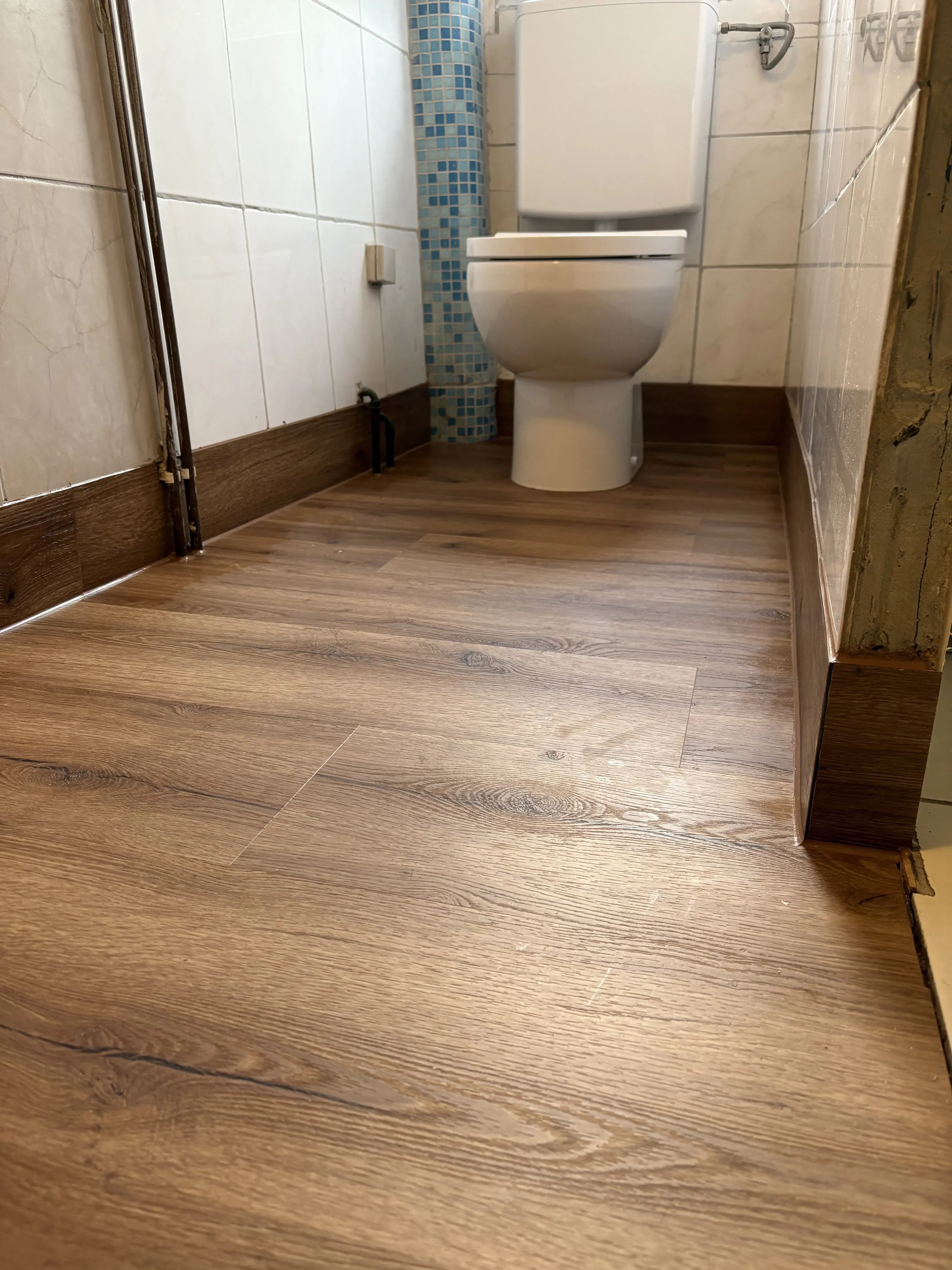 Vinylboden im Sanitärbereich